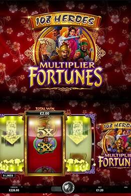 108 Heroes Multiplier Fortunes