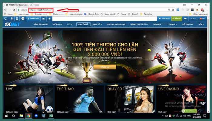 Hướng dẫn cách đăng ký 1xBet chi tiết và đơn giản