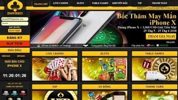 Empire 777 Online Casino Games